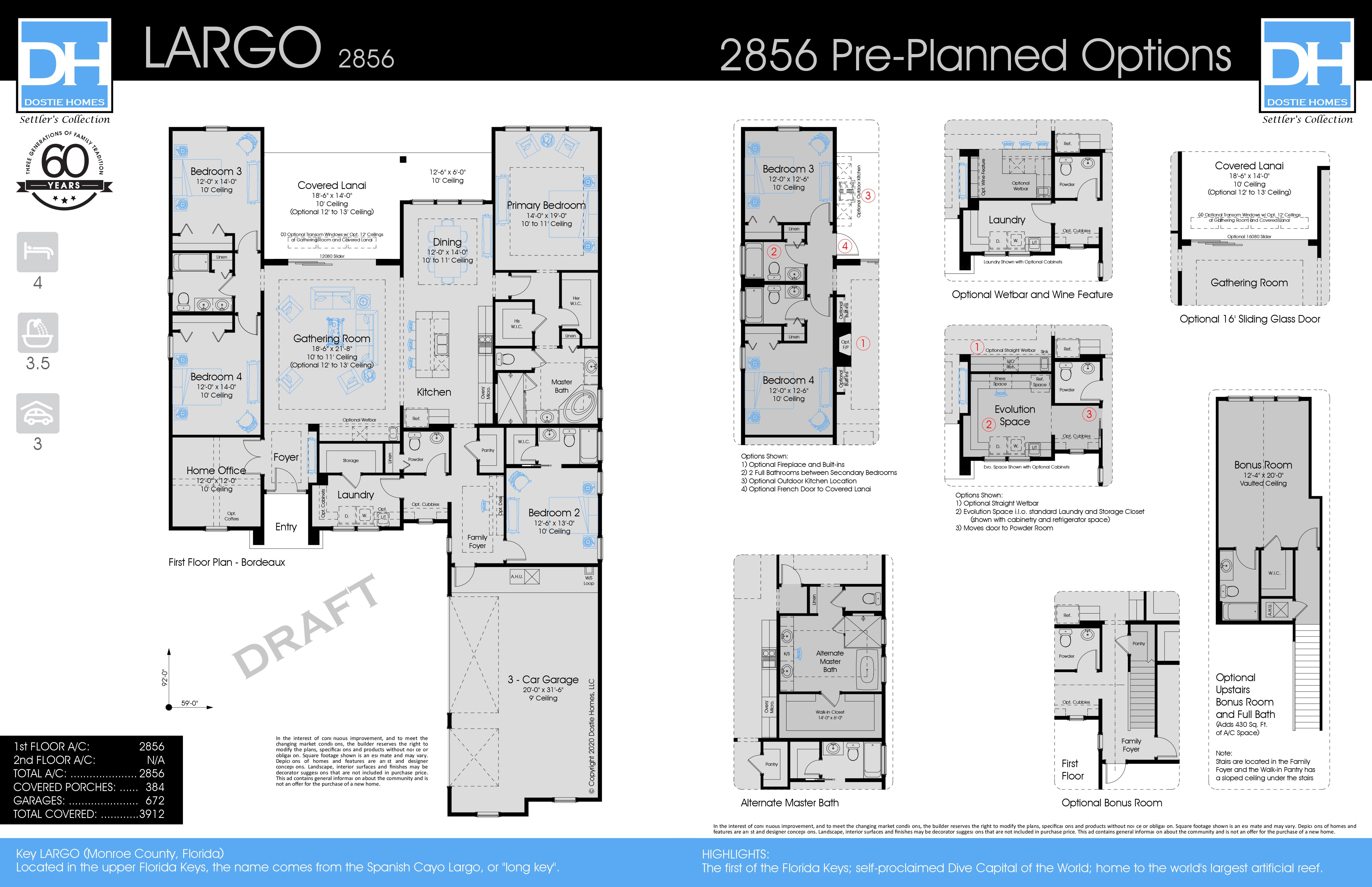 Largo Floor Plan Dostie Settler's Landing